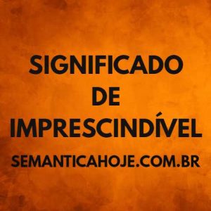 Significado de Imprescindível O Que é Conceito Definição